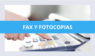 Fax y fotocopias